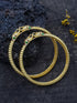 Micro Gold Plated Set of 2 Bangles with Elephant Motif
