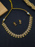 Gold Plated Classic Red/Green AD NEcklace Set
