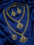 Premium Gold Finish Mehendi Gold finish Necklace Combo Set