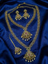 Premium Gold Finish Mehendi Gold finish Necklace Combo Set