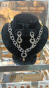 Premium Short CZ zercon Stone Necklace Set