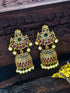 Premium gold plated Real zercon stone dangler/Jhumki/Earring