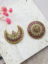 Gold Plated CZ Hair Moon Hair accessories suraj chand