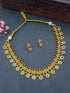 Gold Plated Multicolour Short CZ Necklace set
