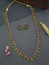 Real Kempu Palakka Long necklace set