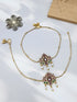 Gold Plated Designer Antique Finish Anklet /Payal