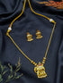 Gold plated Cute Elephant Motif Necklace Set