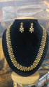 Premium Long antique Real kempu multicolor stones Necklace Set