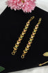 Gold Plated Plain Single Line Maatil with zercon stones