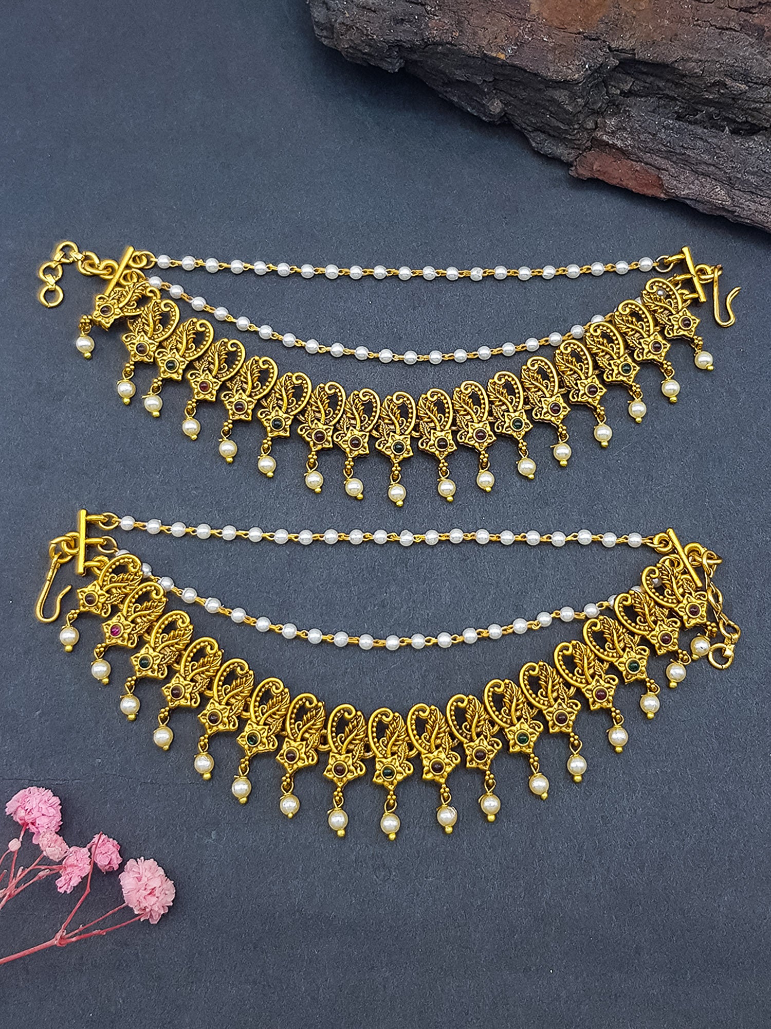 3 layer Matil with CZ/Ad stones