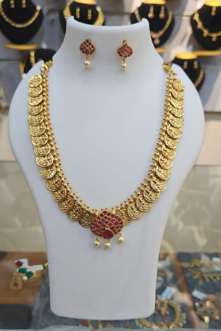 Gold Plated Kemp Necklace Set