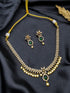 Gold Plated Short CZ Necklace Set
