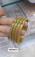 Gold Plated Set of 2 premium CZ Bangles