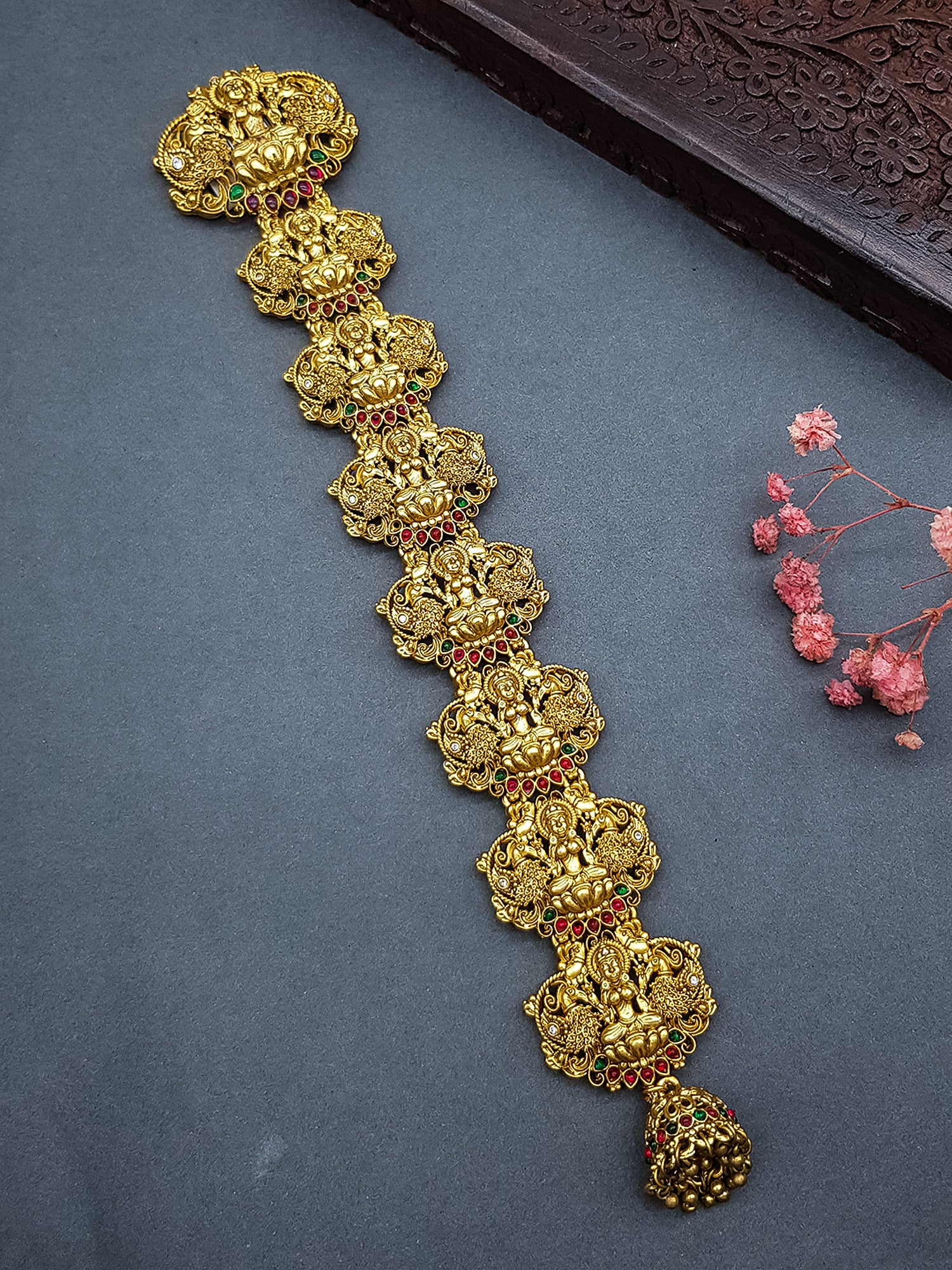 Gold Plated Hair Jada/Amboda/Hair Pin/Jade bille