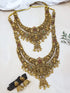 Premium Gold Finish Layered Necklace set Combo