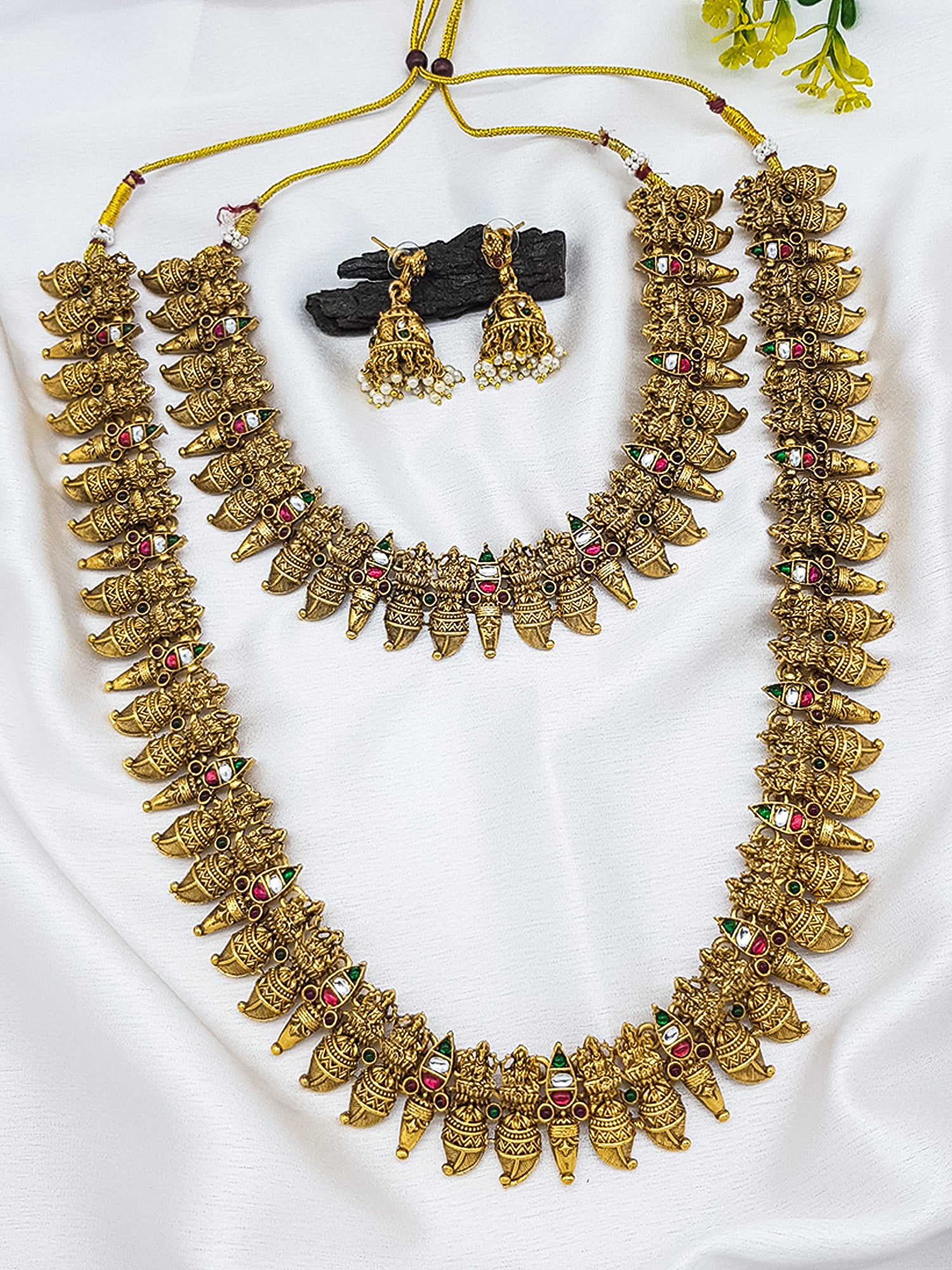 Premium Gold Finish Necklace set Combo
