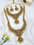Premium Gold Finish Temple Delicate designer Lakshmi Combo Necklace Set