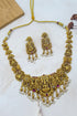 Gold Plated Premium lakshmi Necklace Set