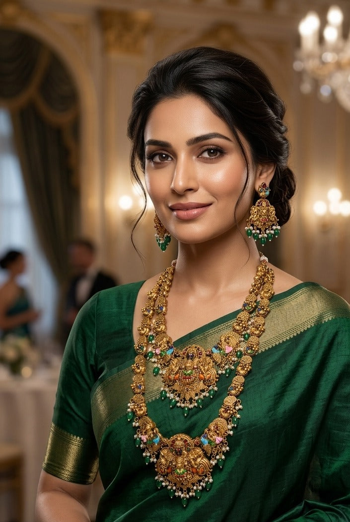 Gold Plated Necklace Combo Set