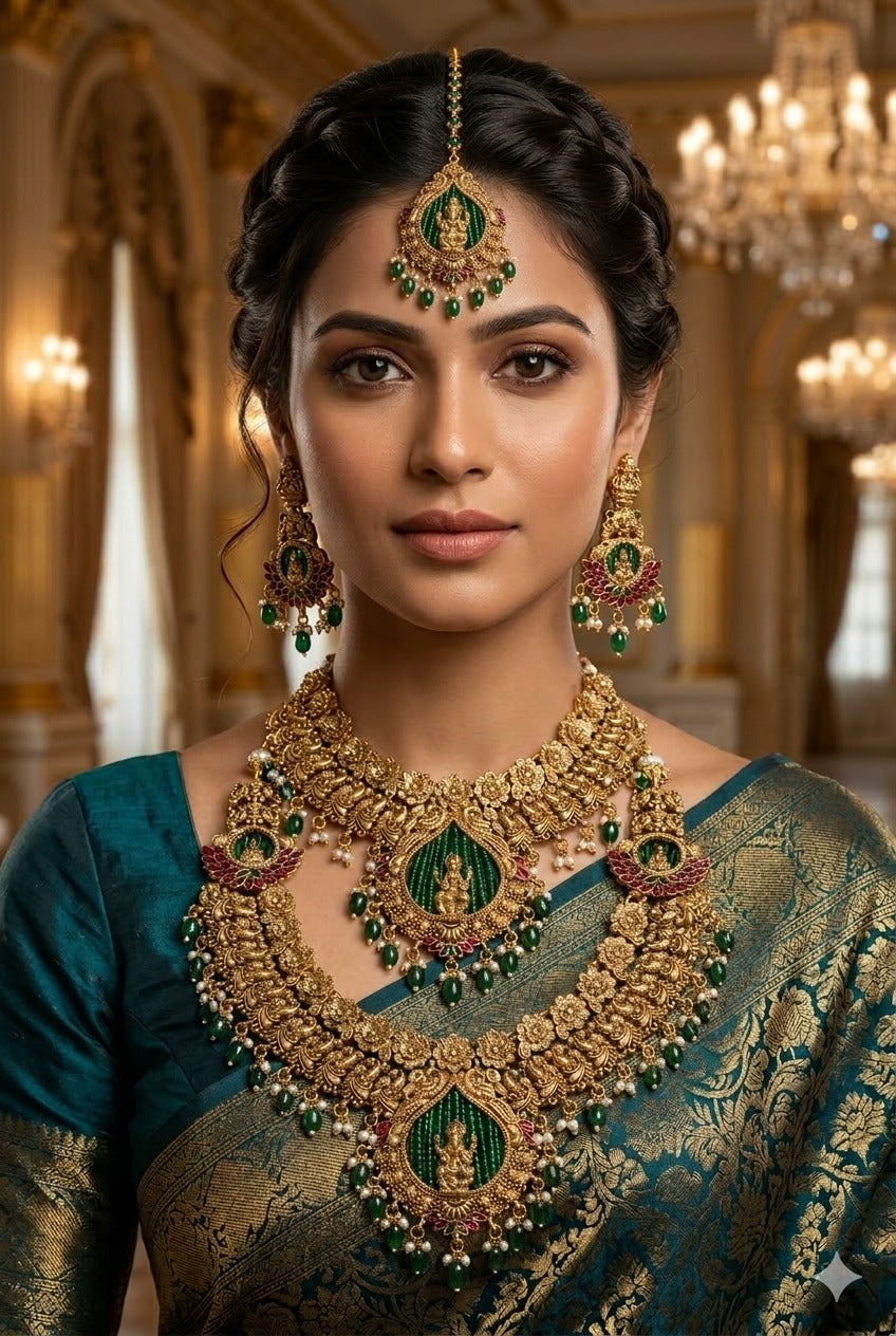 Gold Plated Necklace Combo Set