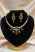 Gold Plated Short CZ Necklace Set