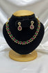 Gold Plated Short CZ Necklace Set