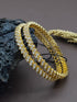 Gold plated AD bangles set of 2