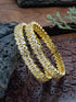 Gold plated AD bangles set of 2