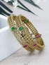 Gold plated AD bangles set of 2