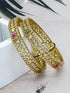 Gold plated AD bangles set of 2