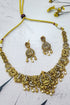 Premium Gold Plated Antique Short Necklace Set