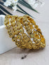 Premium gold plated set of 2 bangles