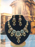 Gold Plated Heritage collection Necklace Set with real kundan and kempu stones