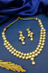 Gold Plated Heritage collection Necklace Set with pachi kundan and kempu stones