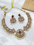 Gold Plated Medium Antique Necklace Set