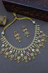 Gold Plated Heritage collection Necklace Set with real kundan and kempu stones