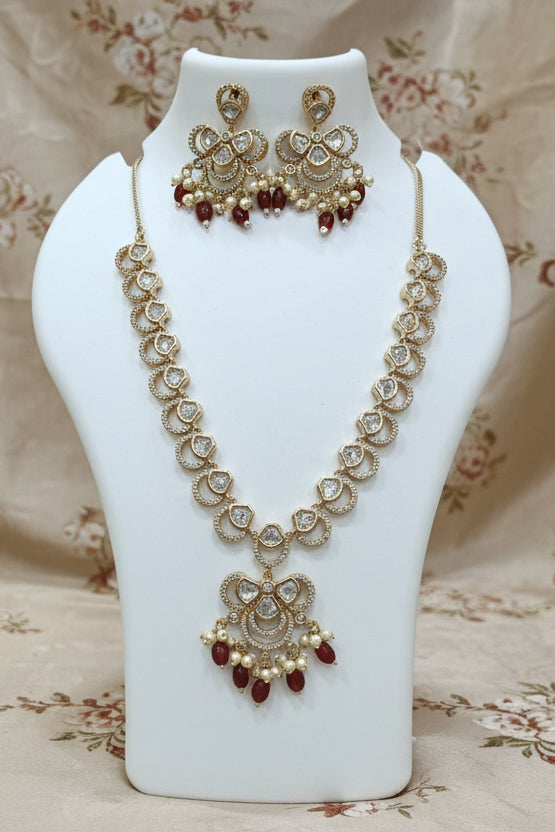 Premium Mozannite Necklace Set