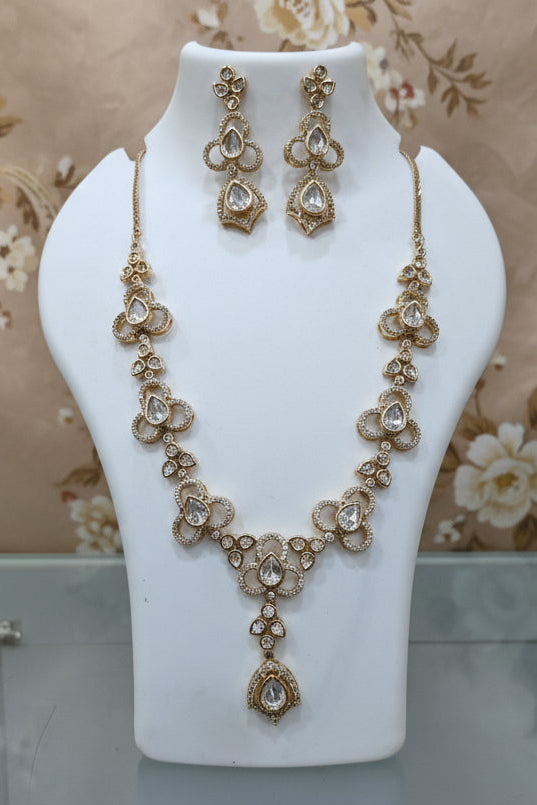 Premium Mozannite Necklace Set