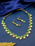 Gold Plated Heritage collection Necklace Set with pachi kundan and kempu stones