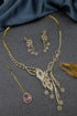 Gold Plated Premium CZ Necklace Set