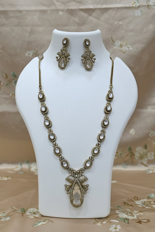 Premium Mozannite Necklace Set
