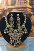 Gold Plated Heritage collection Necklace Set with pachi kundan and kempu stones