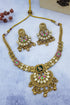 Gold Plated Heritage collection Necklace Set with real kundan and kempu stones