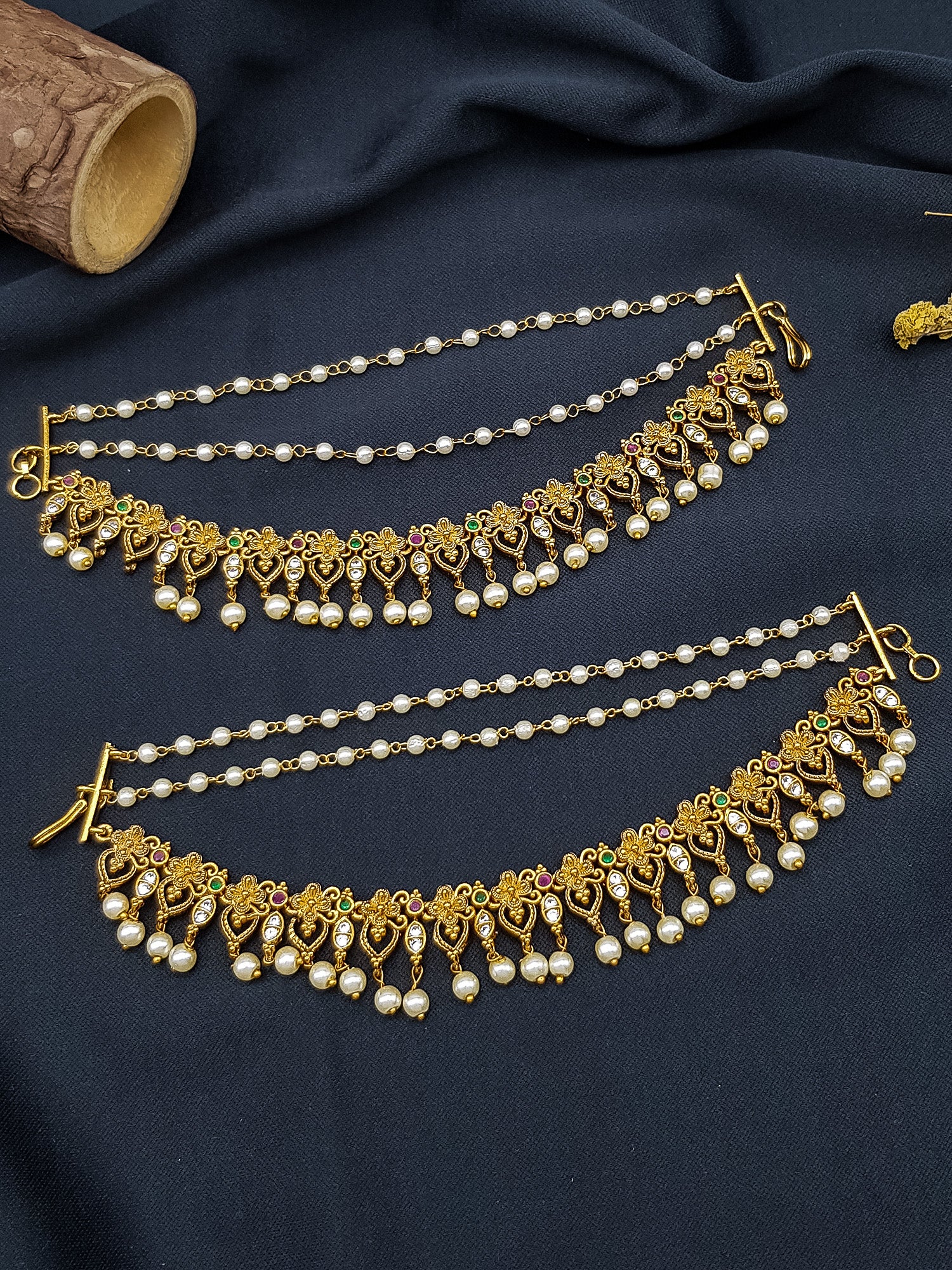 Premium Gold Plated Maatil with pearl drop