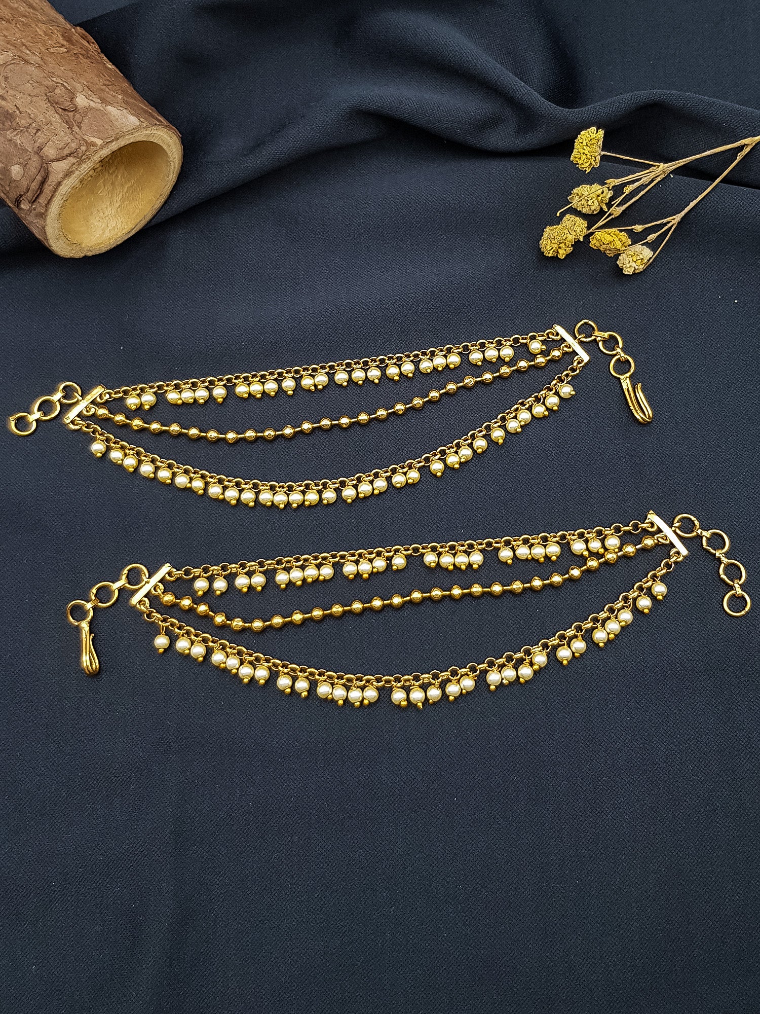 Premium Gold Plated Maatil with pearl drop