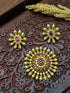 Gold Plated Attractive CZ Pendant Set