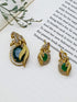 Gold Plated Attractive CZ Pendant Set