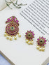 Gold Plated Attractive CZ Pendant Set
