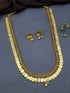 Gold Plated Long Kasu Laxmi Necklace Haram Set
