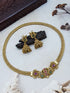 Gold Plated Hasli Design Necklace Set